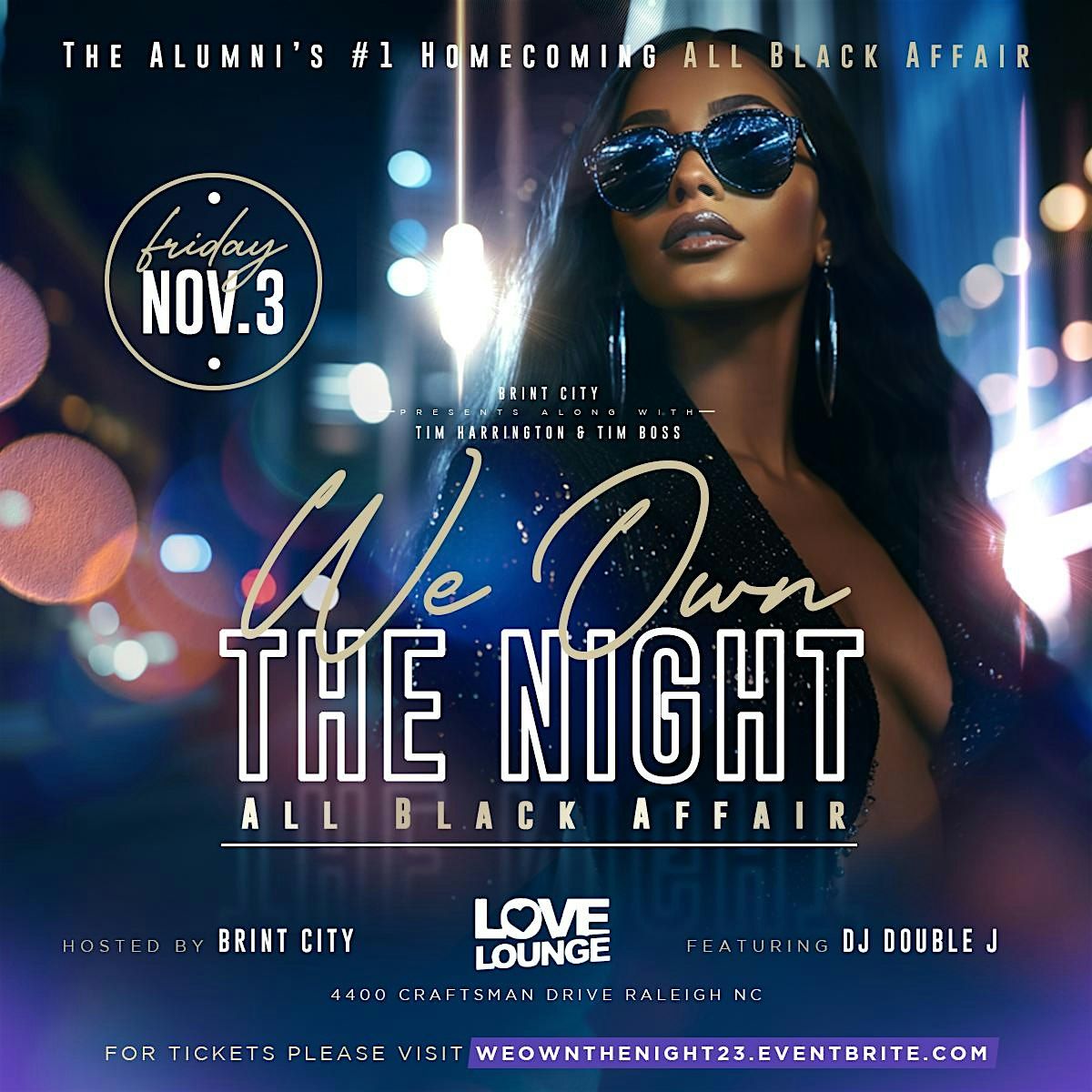 WE OWN THE NIGHT| The Premiere 25+ Alumni ALL Black Affair