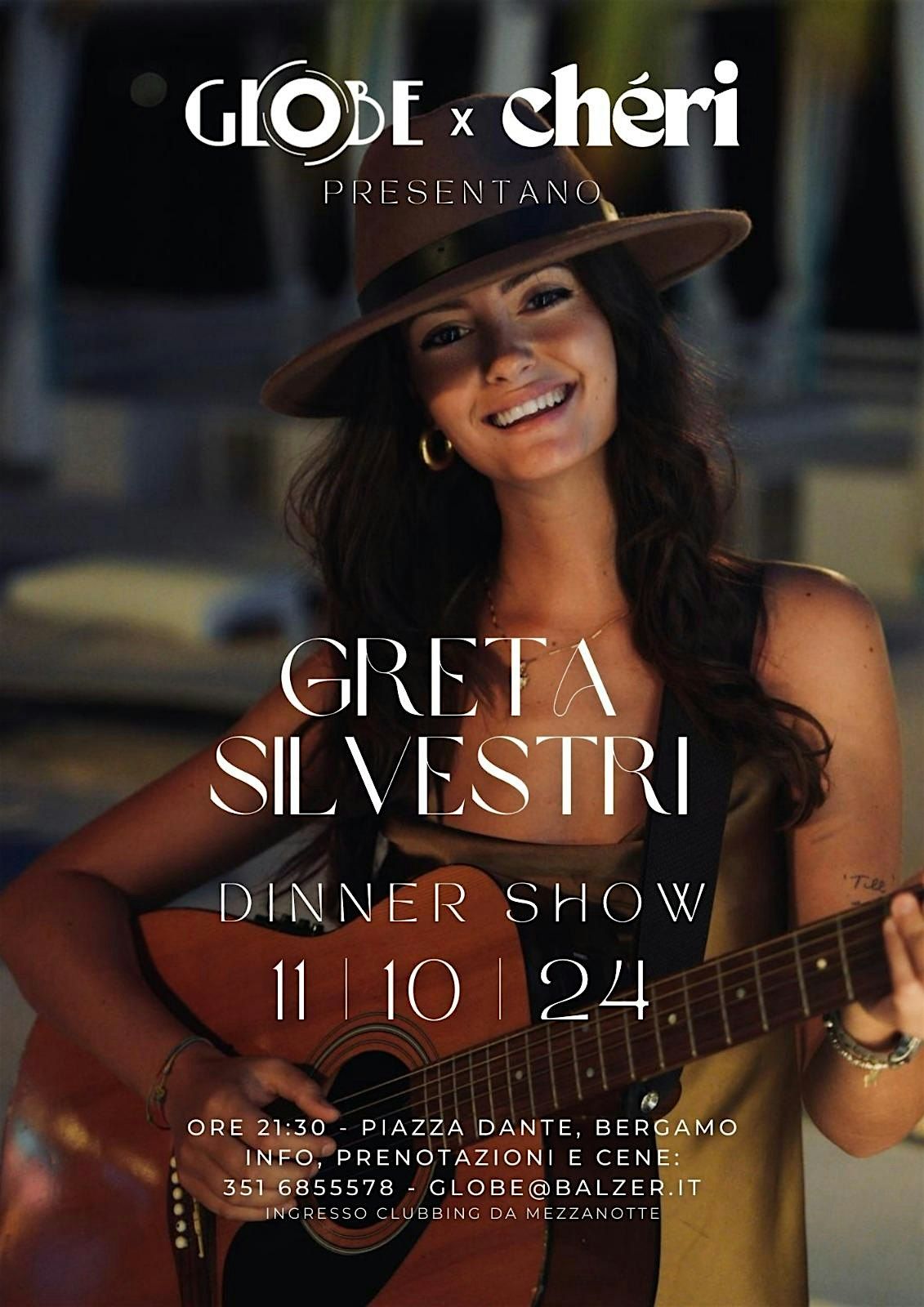 DINNER SHOW - Amore fai presto io non resisto\u2026live con Greta Silvestri