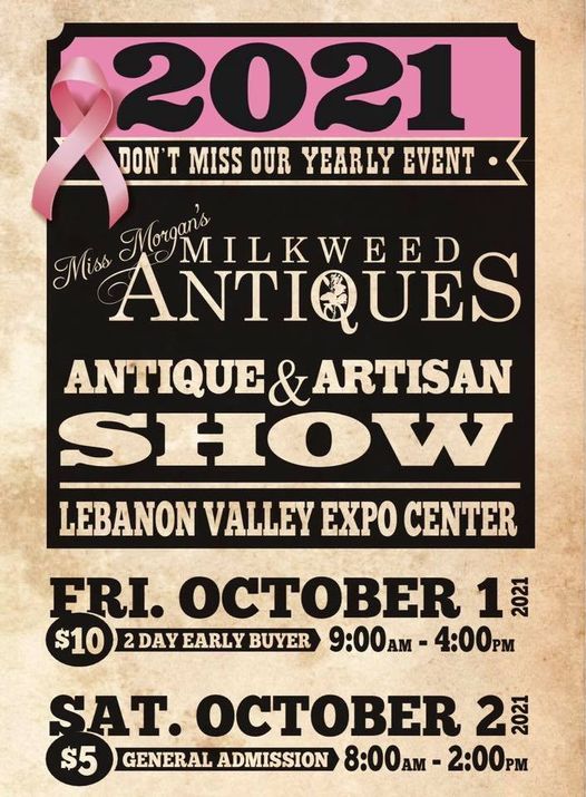 Annual Antique & Artisan Show hosted by Miss Morgans Milkweed Antiques