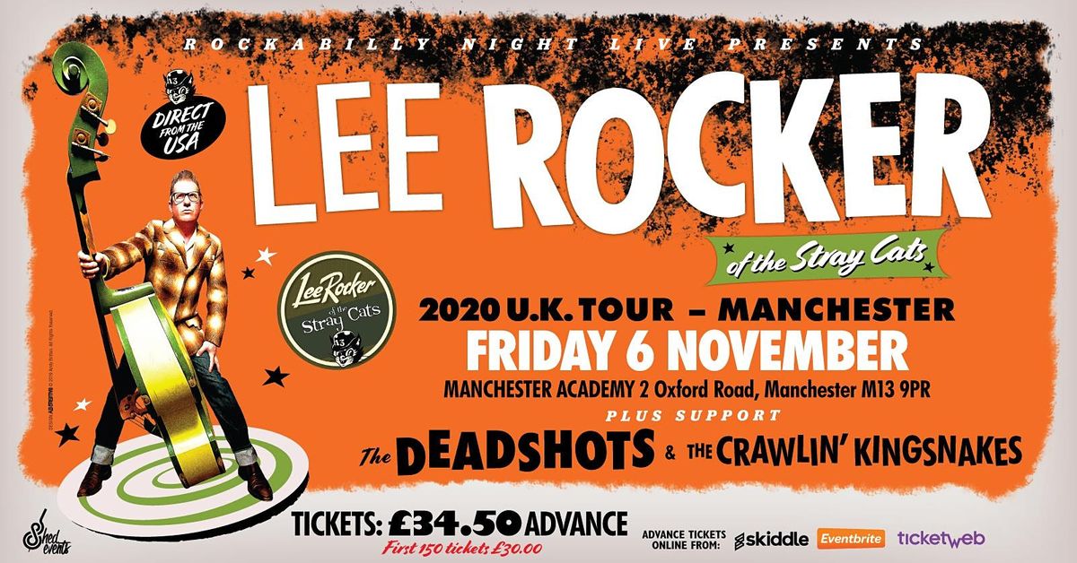 Lee Rocker (of The Stray Cats) + The Deadshots & The Crawlin' Kingsnakes