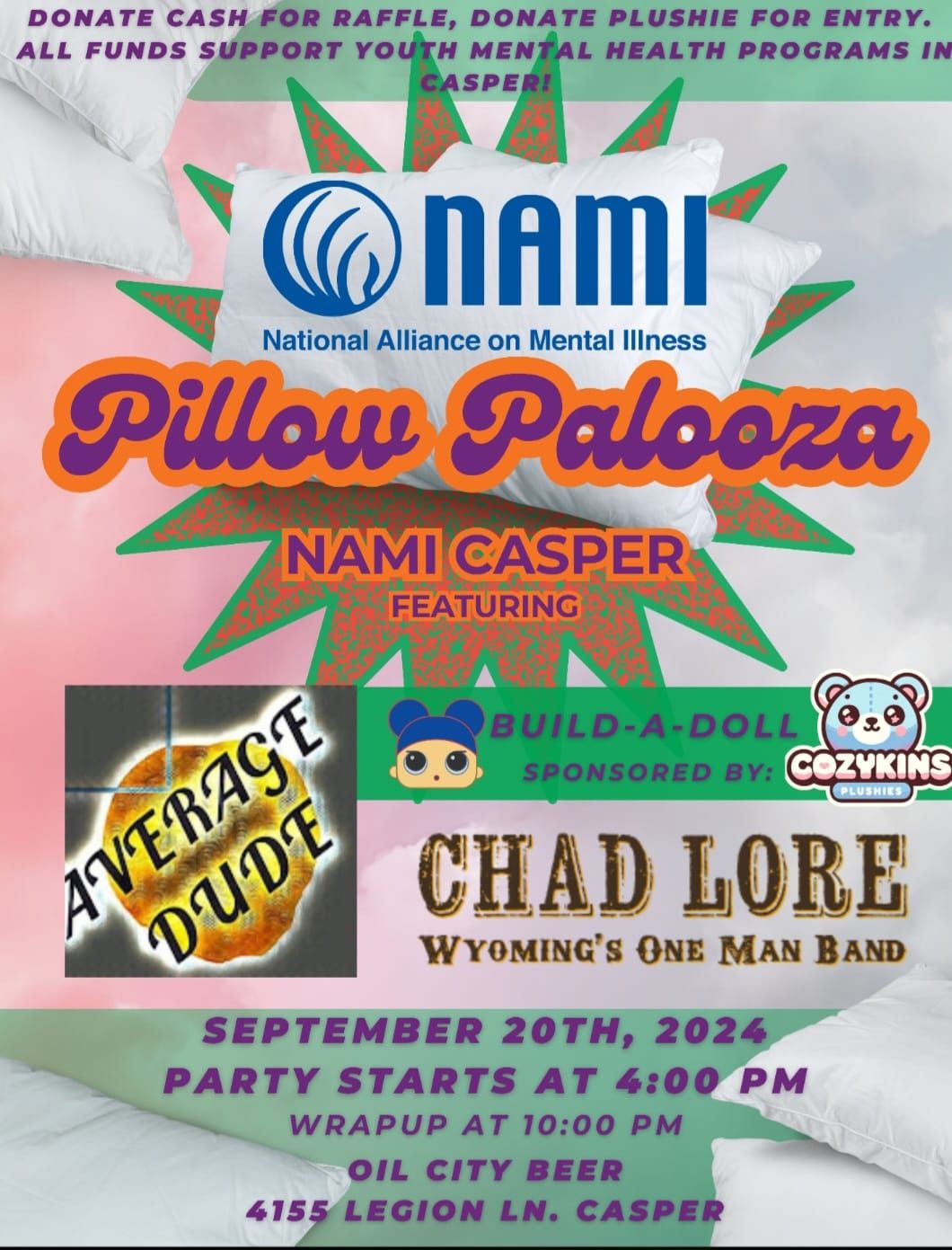 NAMI Casper's Pillow Palooza