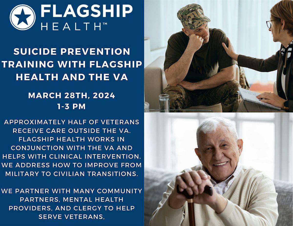 Flagship Health Suicide Prevention Training with the VA