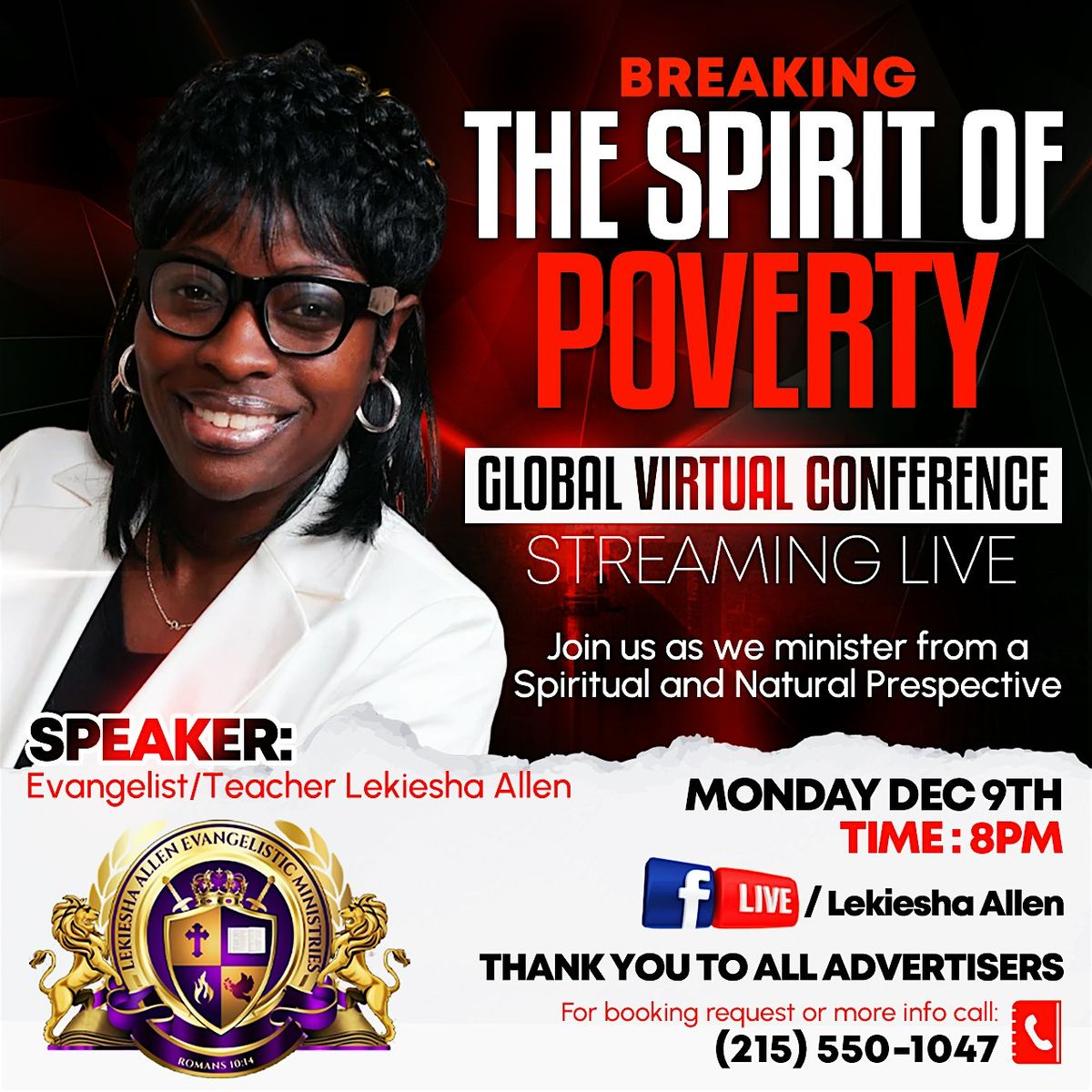 Breaking The Spirit Of Poverty Conference