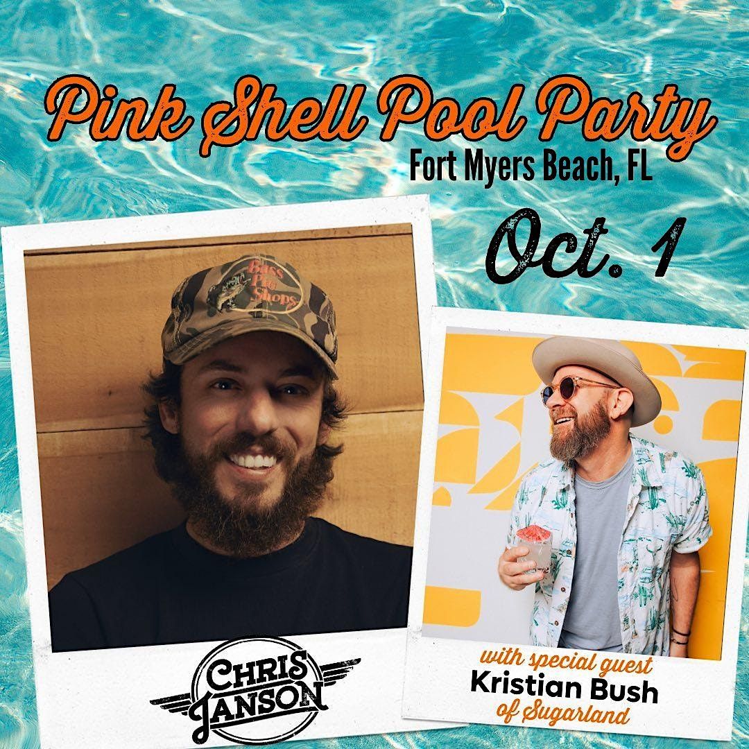 Ride to Island Hopper Pink Shell Pool Party - Chris Jansen, Pink Shell ...