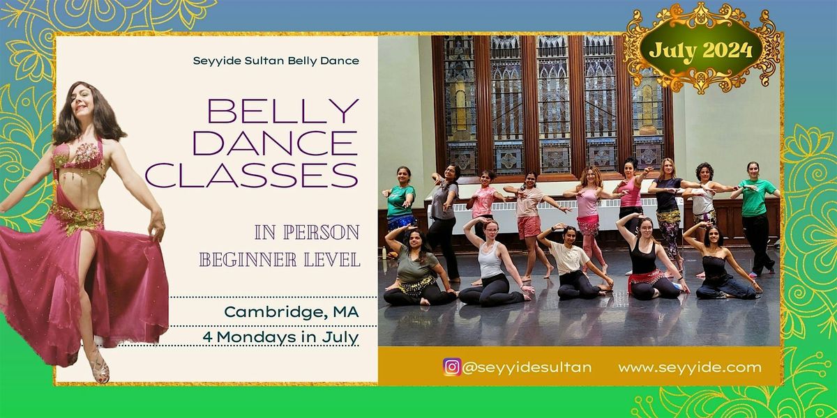 July: Belly Dance Classes for Beginners, IN PERSON