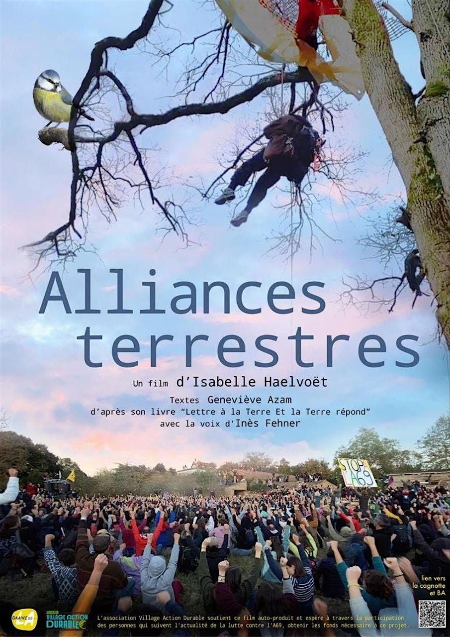 Projection-discussion du film "Alliances terrestres" (lutte contre l'A69)