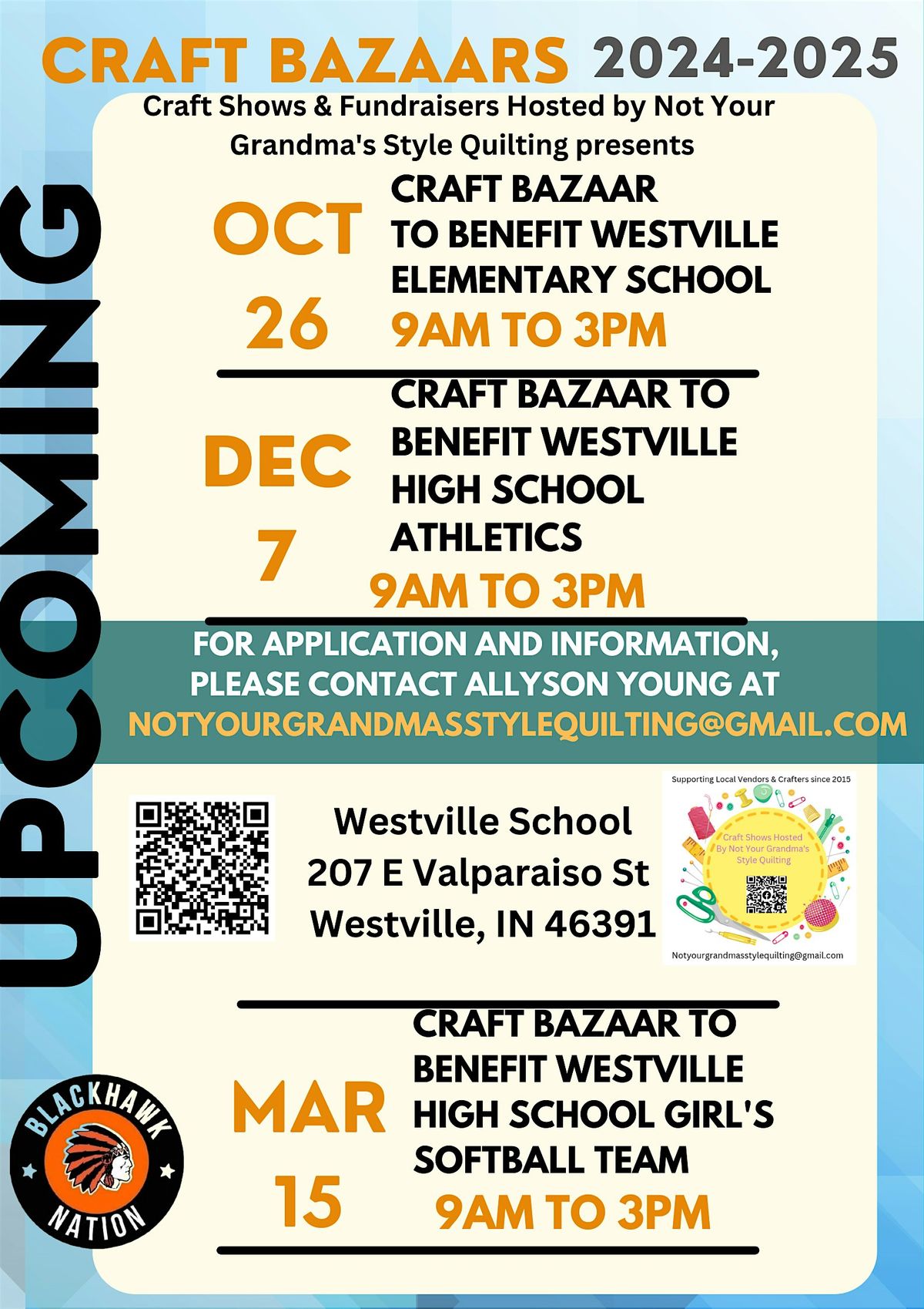 Spring craft bazaar at Westville School