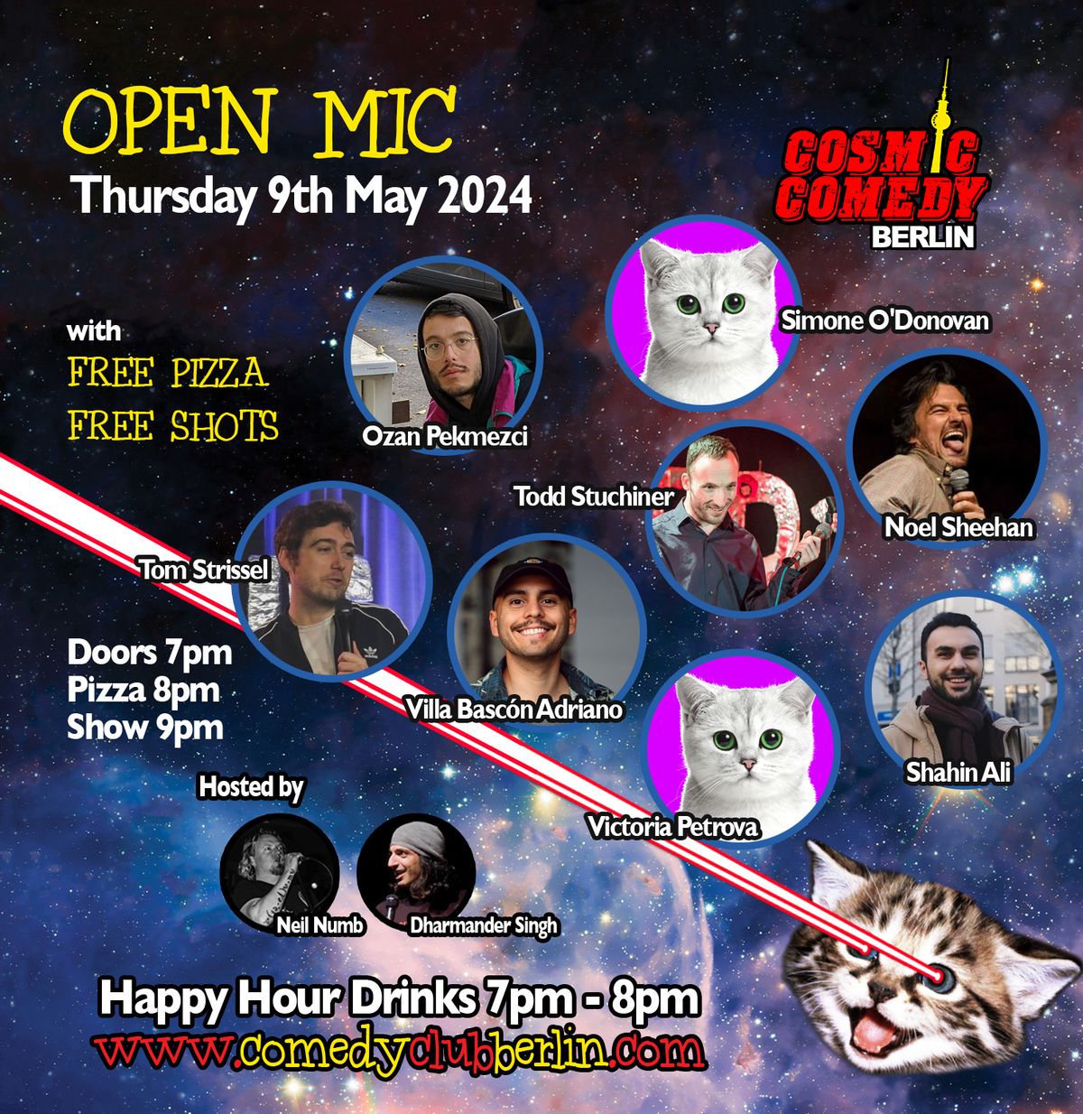 Cosmic Comedy Club Berlin : Open Mic
