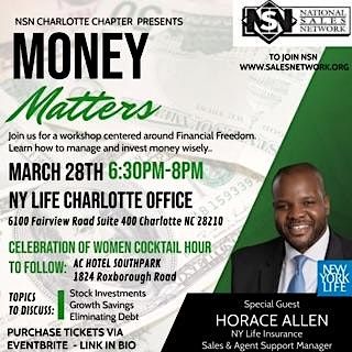 NSN Charlotte Chapter presents Money Matters
