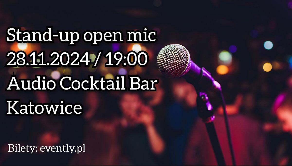 Stand-up open mic #2 \/ Audio Cocktail Bar \/ 28.11