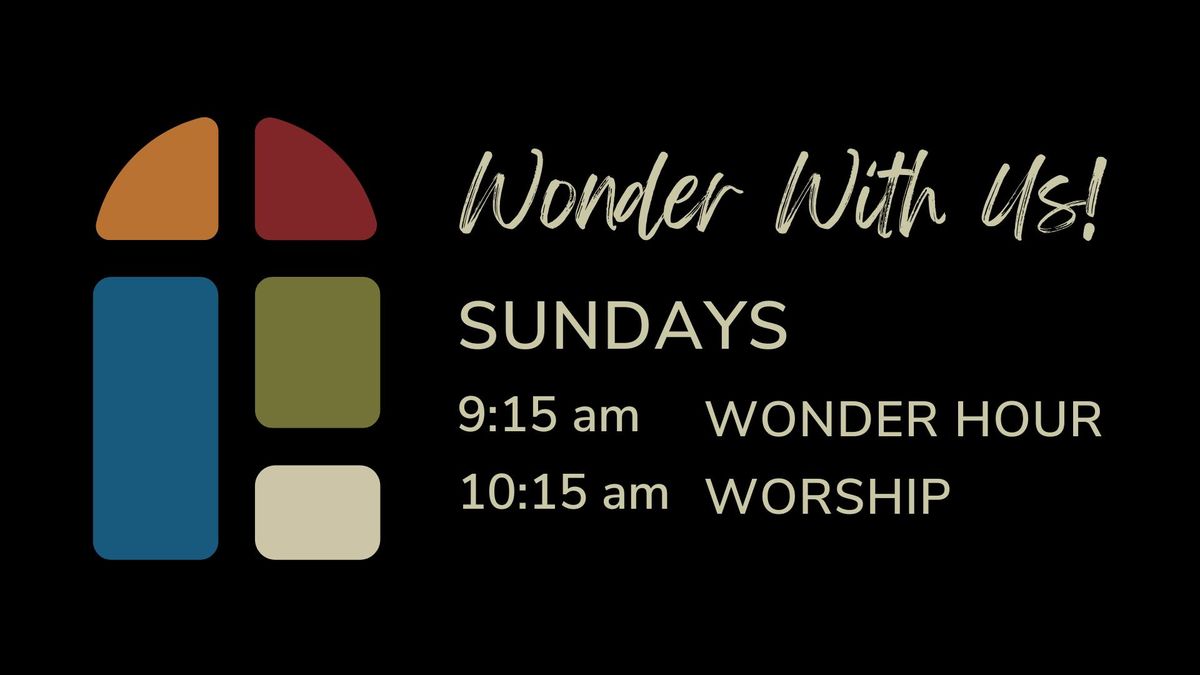 Wonder With Us On Sundays!