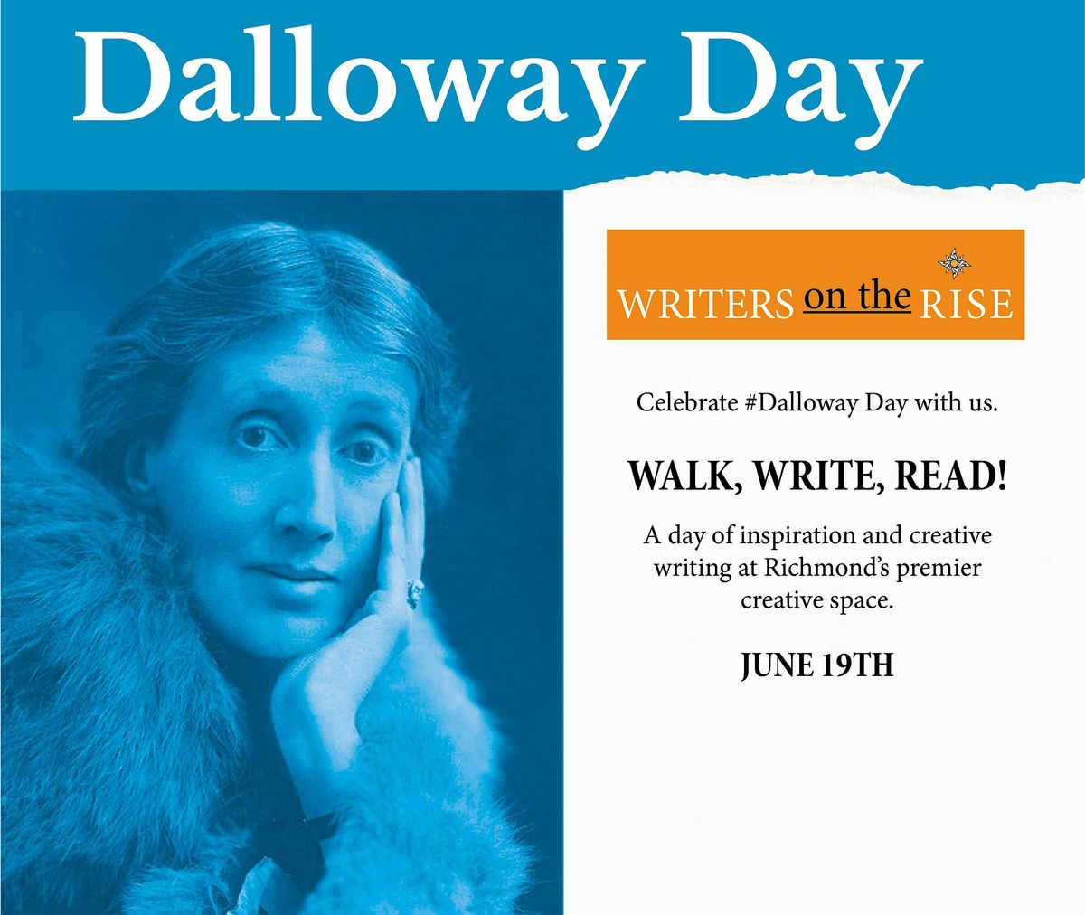#Dalloway Day of creative writing and inspiration