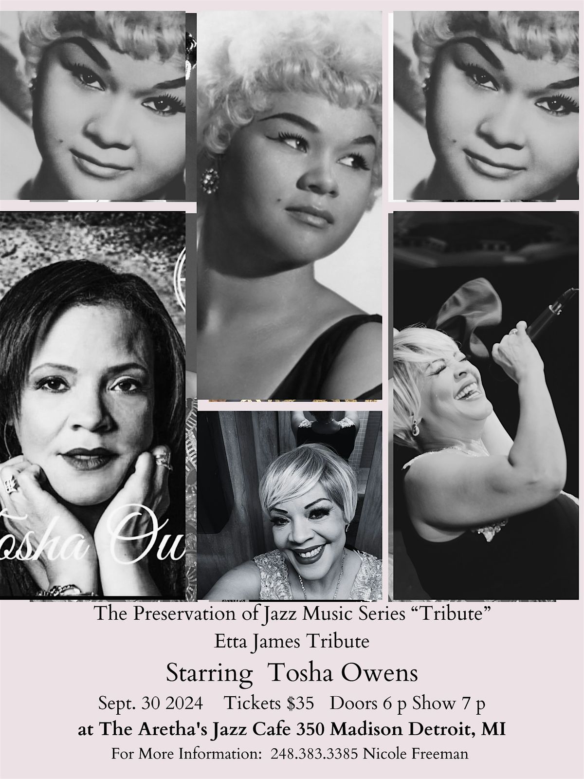 Back by Popular Demand Etta James Tribute ft. Tosha Owens