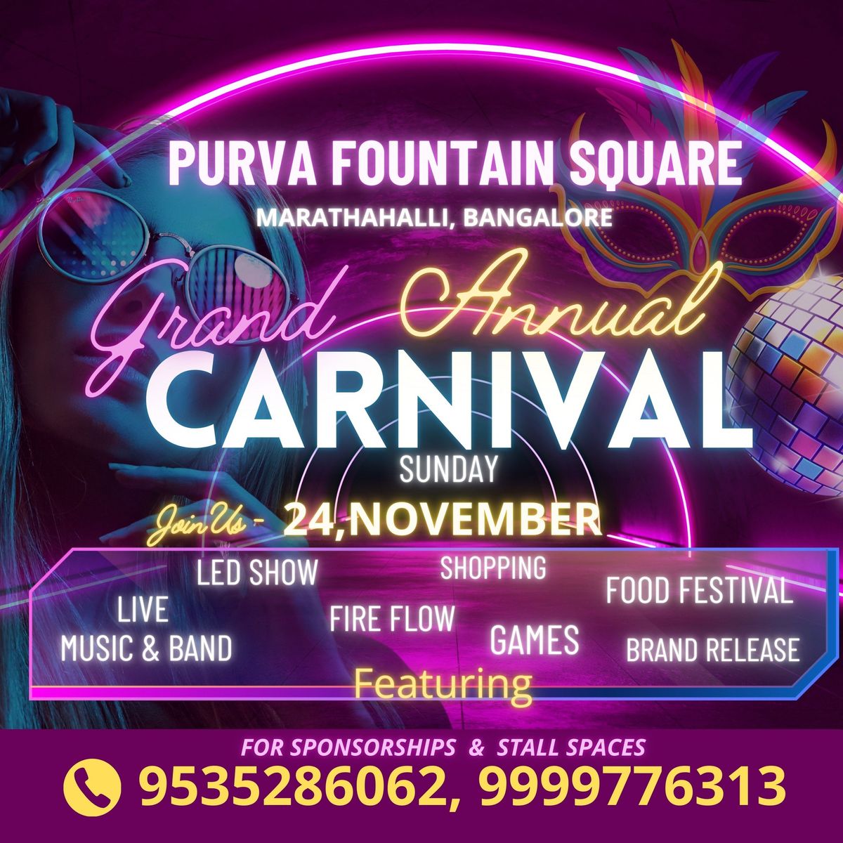 Annual Day Carnival - Purva Fountain Square