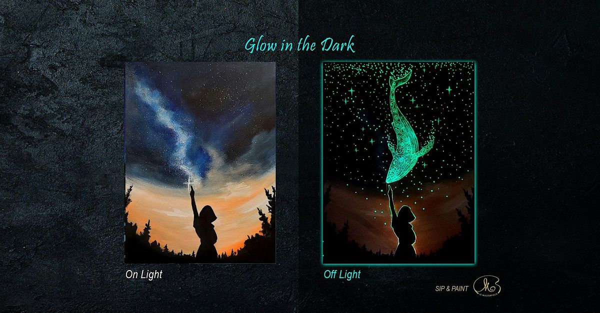 Sip and Paint (Glow in the Dark): Connection (8pm Fri)