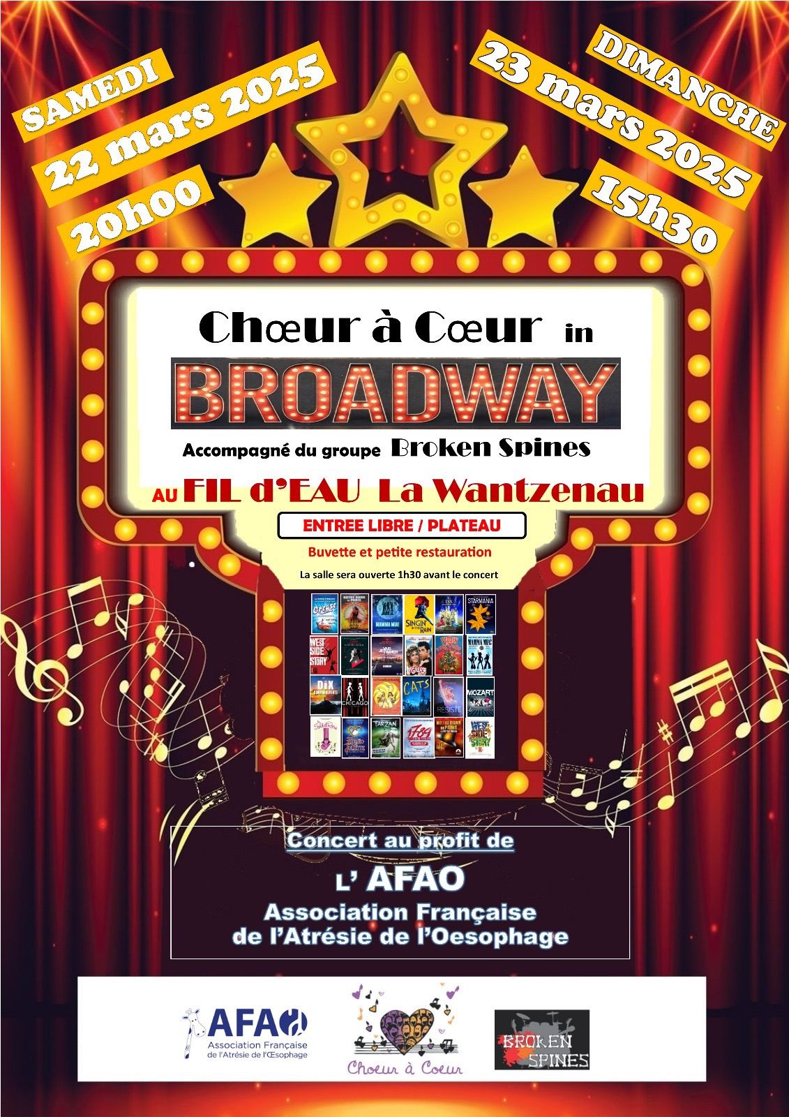 Concert Ch\u0153ur \u00e0 C\u0153ur in Broadway 