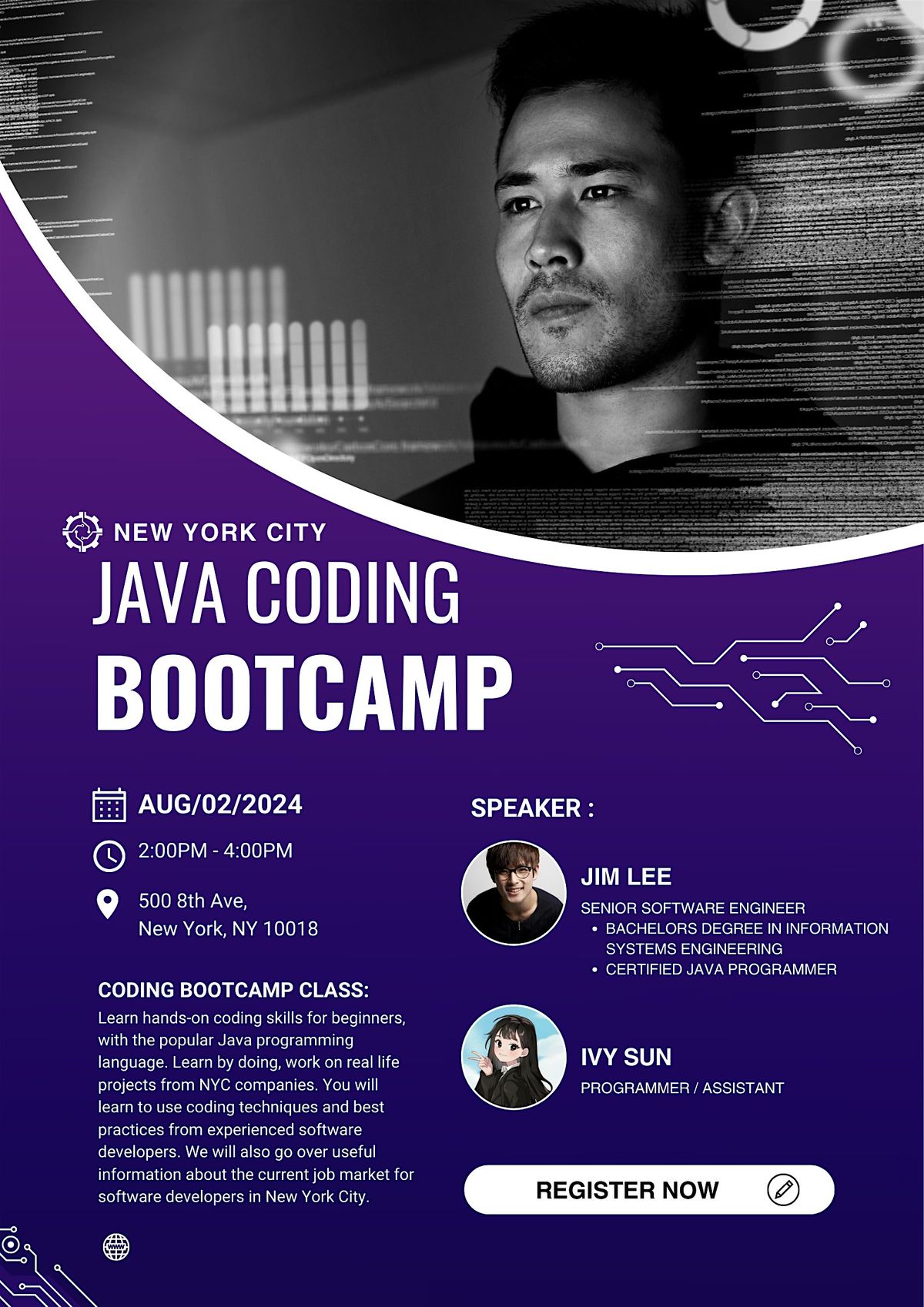 NYC Java Coding Bootcamp + Jobs and Career Overview Class