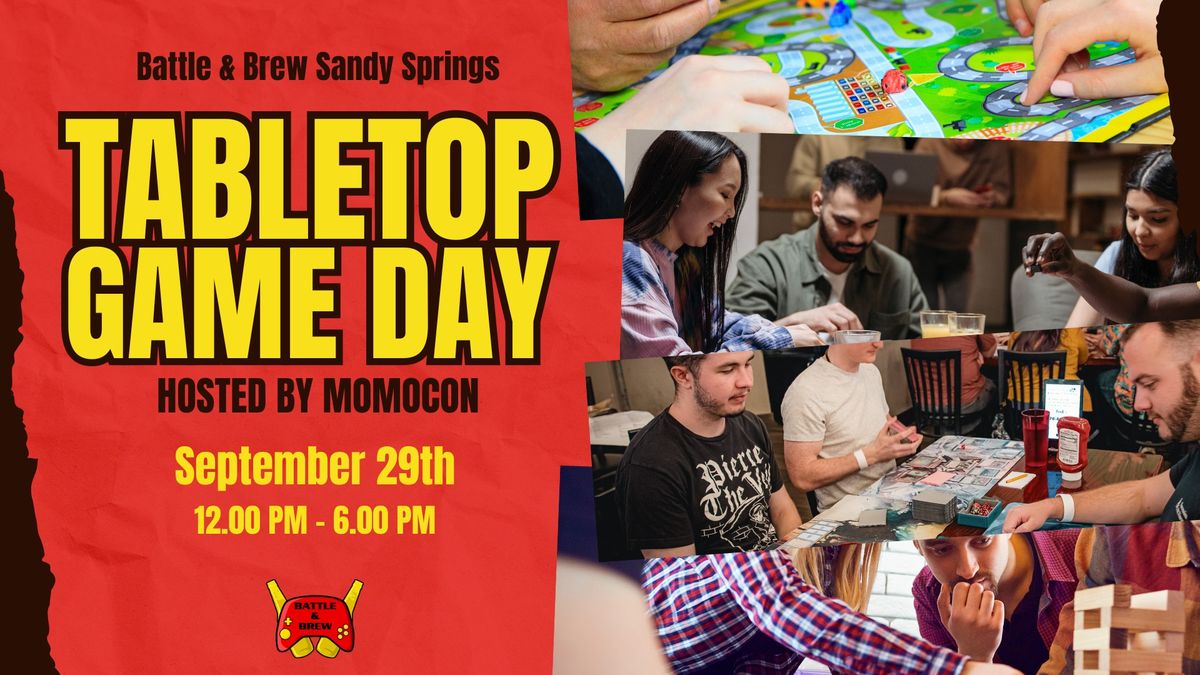 Tabletop Game Day Hosted by Momocon