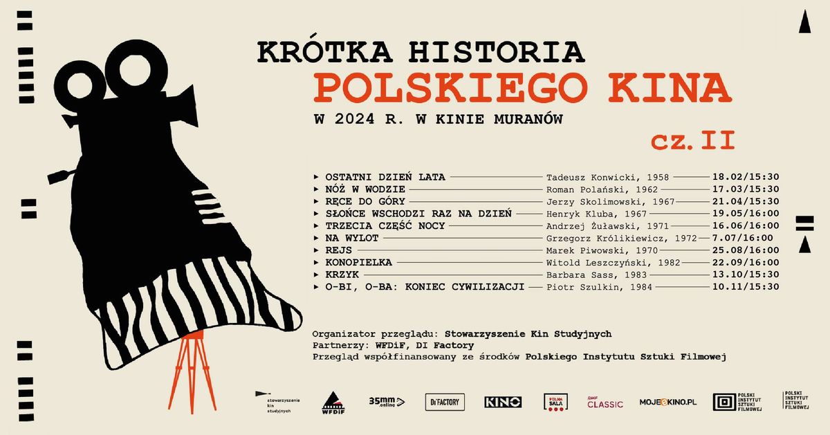 Kr\u00f3tka Historia Polskiego Kina | KINO MURAN\u00d3W