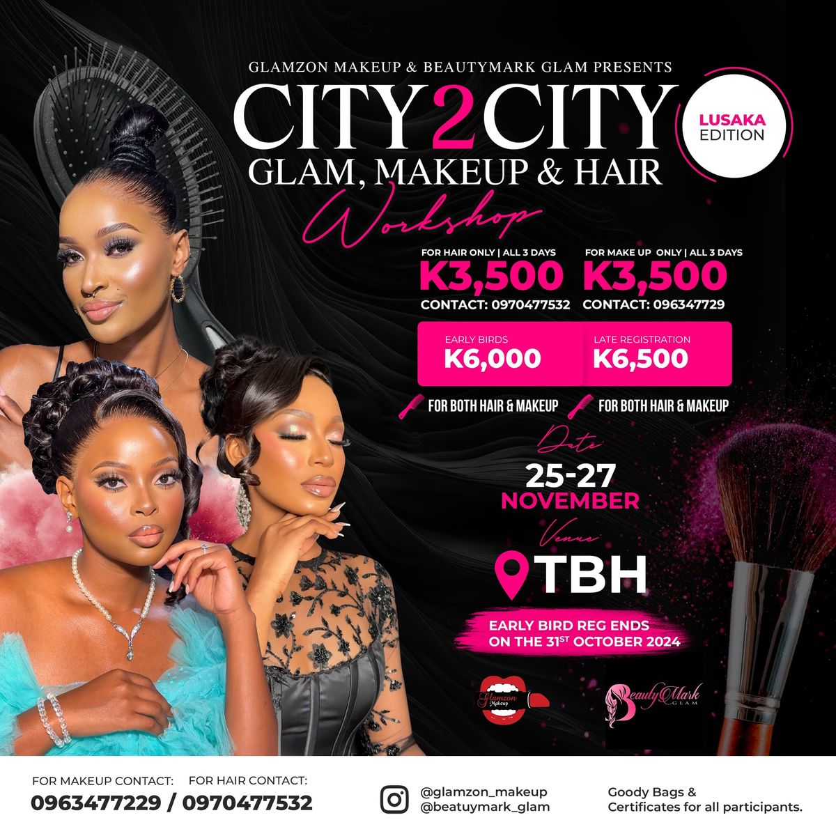 LUSAKA HAIR and MAKEUP Workshop