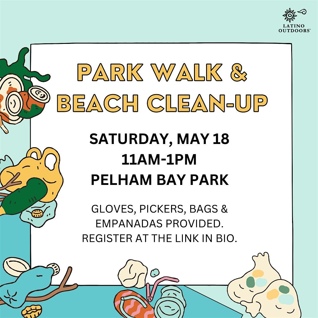 Latino Outdoors NYC | Park Walk & Beach Clean-up