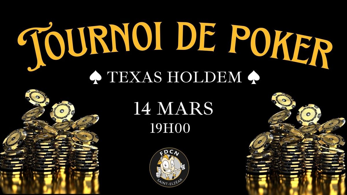 Tournoi de poker (Texas Holdem) \u2666\ufe0f