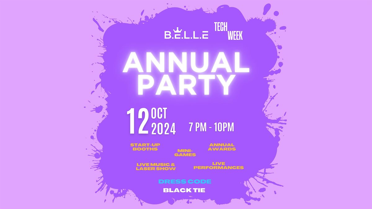 #SFTechWeek: B.E.L.L.E Founders and Investors Annual Party