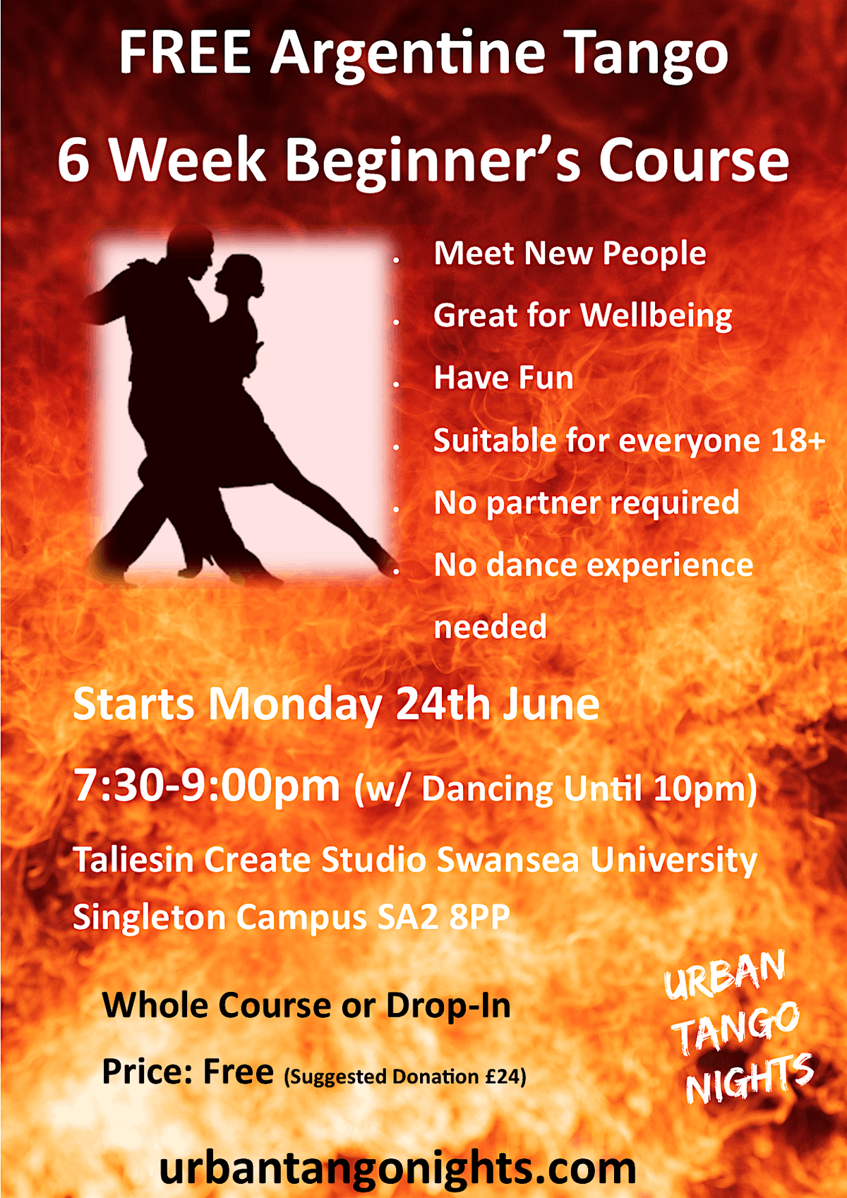 FREE 6 Week Argentine Tango Beginners Course (Summer)