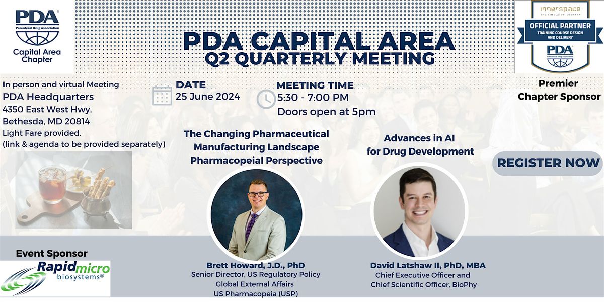PDA Capital Area Chapter Q2 Quarterly Meeting