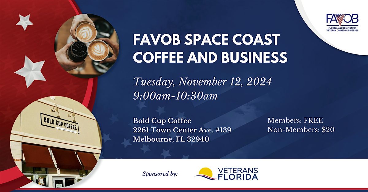 FAVOB Space Coast Coffee and Business