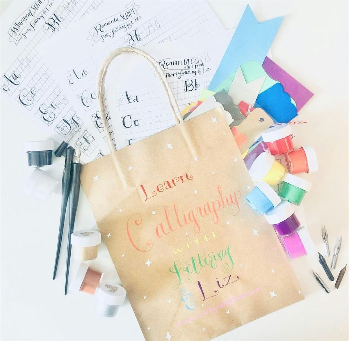 Portsmouth NH | Calligraphy Class for Beginners with Lettering By Liz