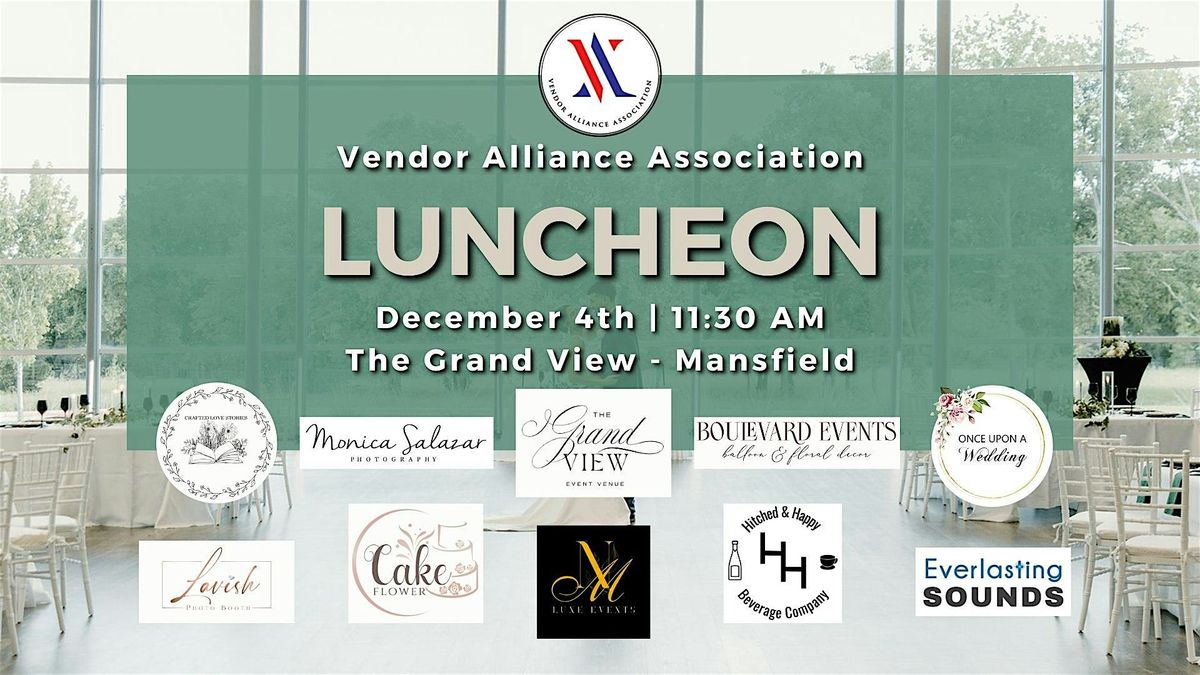 Vendor Alliance Association December Lunch & Learn