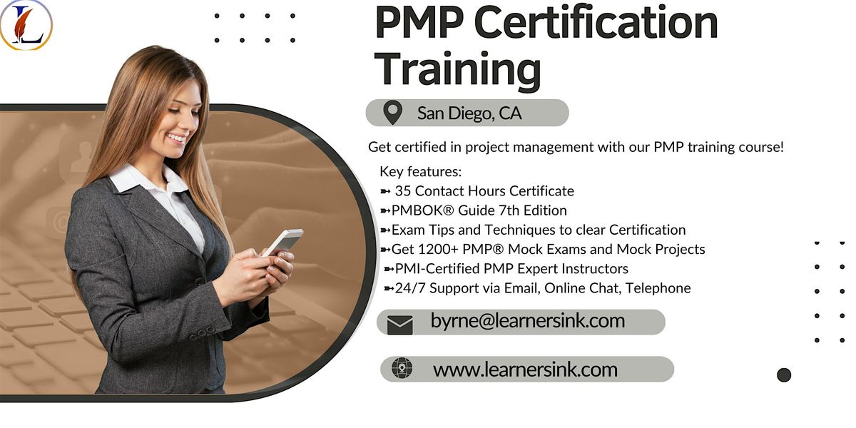 PMP Exam Prep Training Course in San Diego, CA