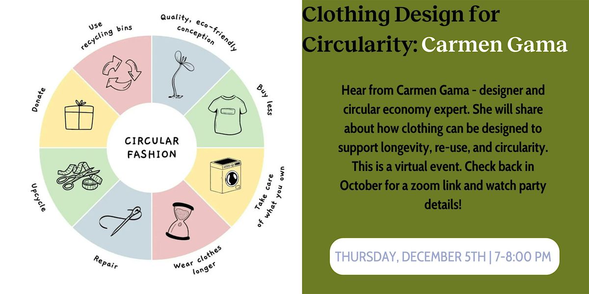 Circular EDU: Carmen Gama, Director of Circular Design, Eileen Fisher INC.