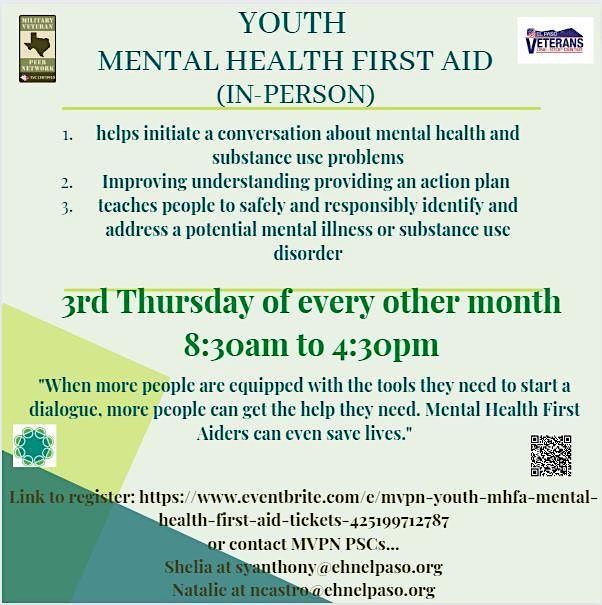 MVPN: Youth MHFA (Mental Health First Aid)