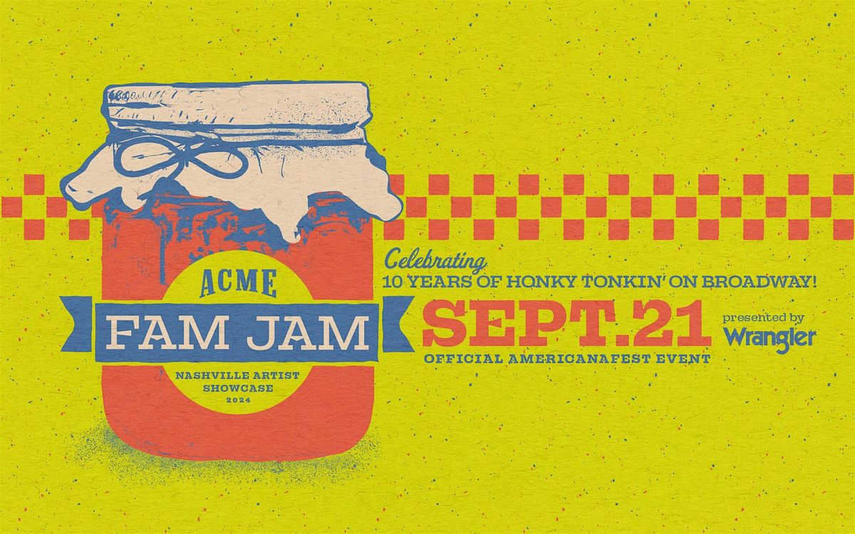 Free! Acme Radio Presents Acme's Fam Jam - Official AMERICANAFEST Event