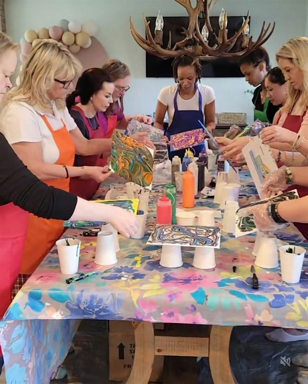 Paint Pouring with GG Empowers LLC