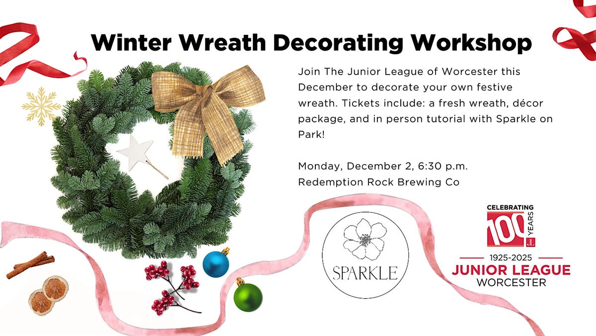 Winter Wreath Decorating Workshop