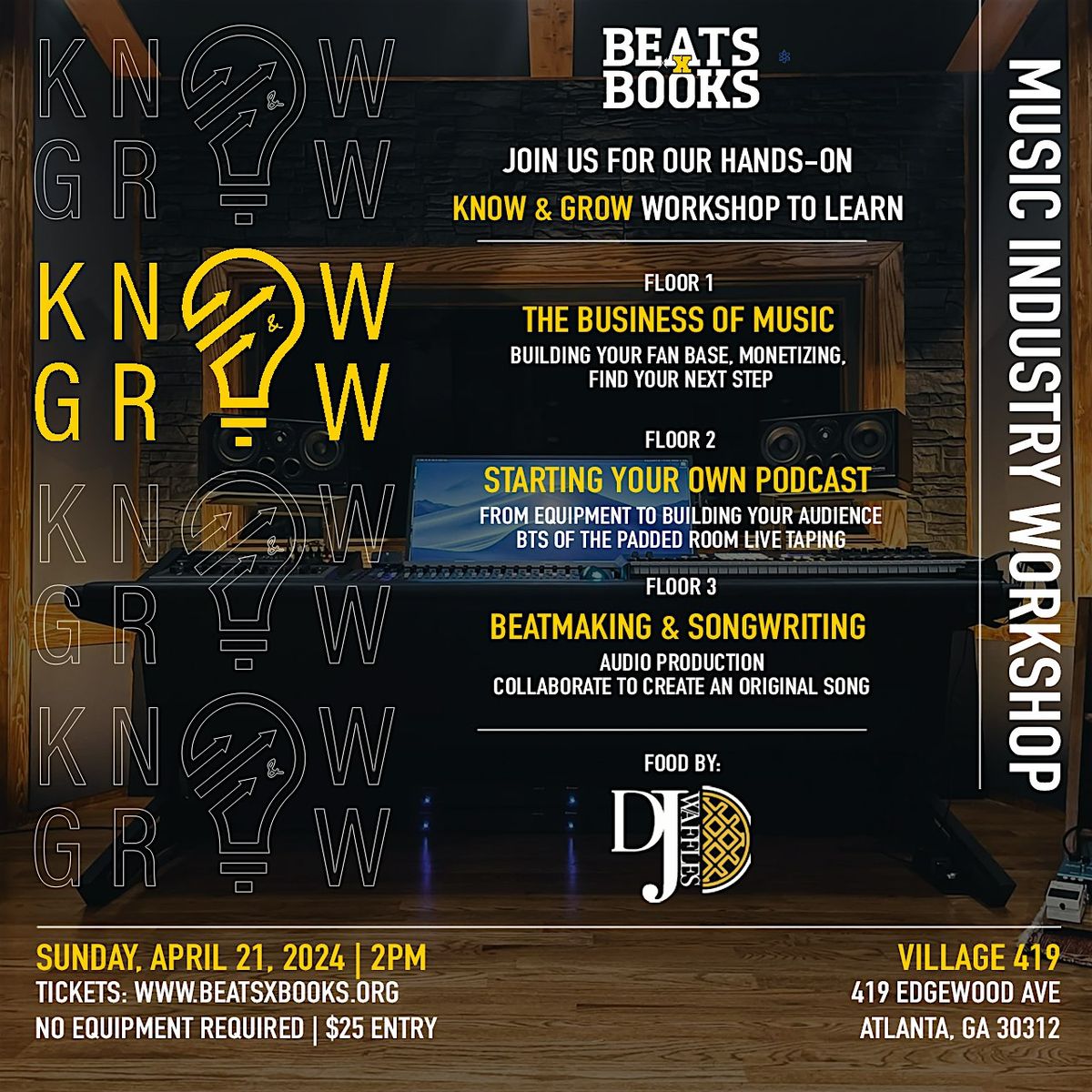 Beats X Books: Know & Grow Music Industry Workshop