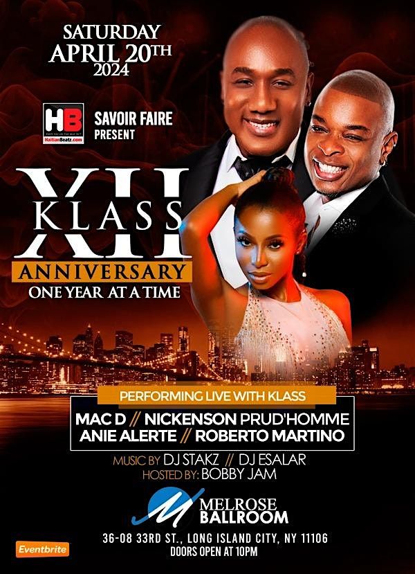 KLASS 12th ANNIVERSAY Featuring: MAC D, ANIE , NICK`Y AND ARMSTRONG