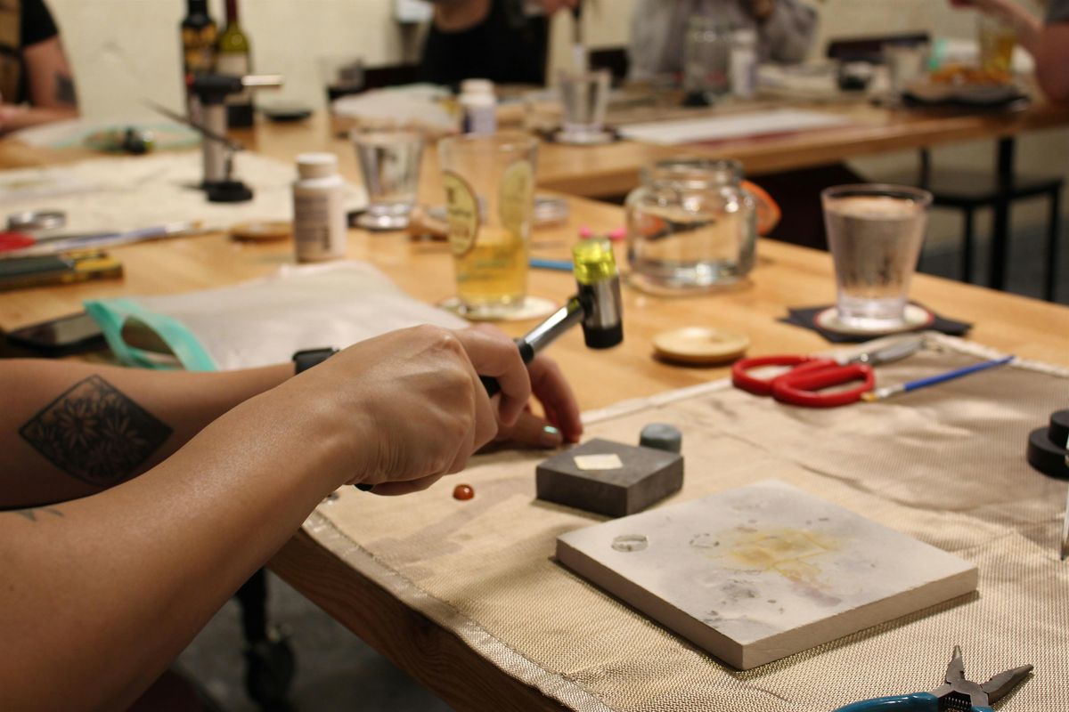 October 24, 2024 - Sip & Silversmith - DIY Ring Making Workshop