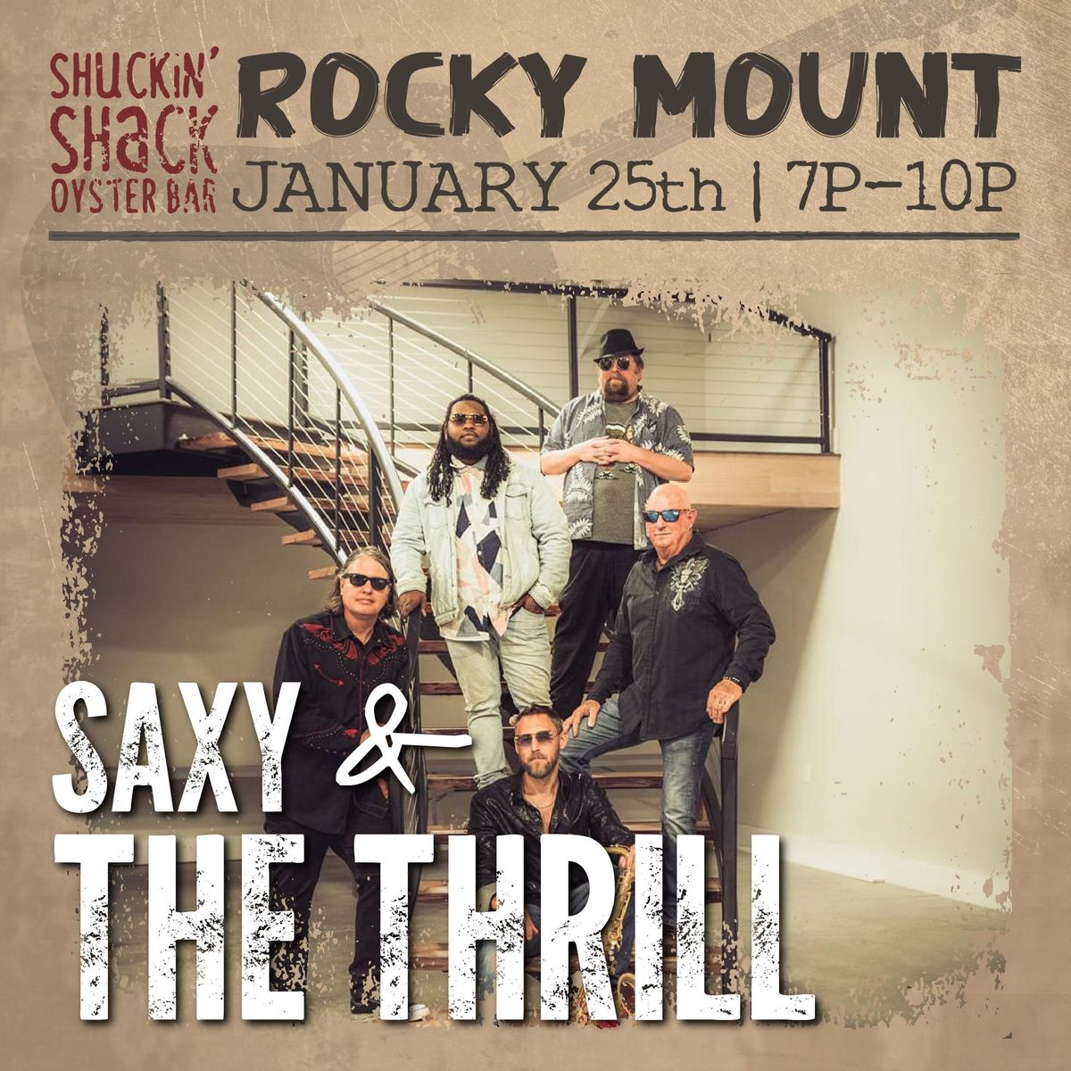 Saxy & The Thrill Live @ The Shack