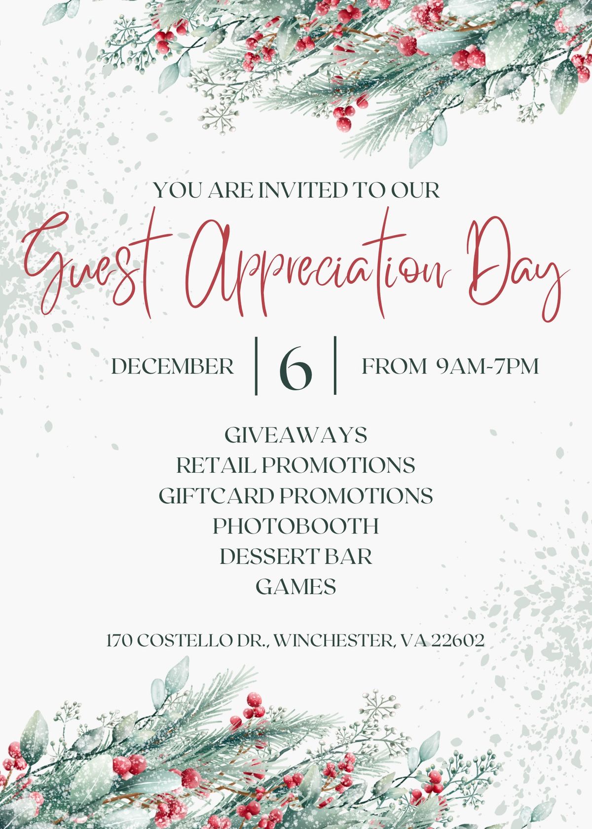 Guest Appreciation Day\ud83c\udf84