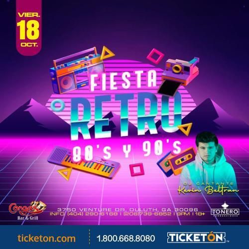 FIESTA RETRO 80'S Y 90'S EN DULUTH GA