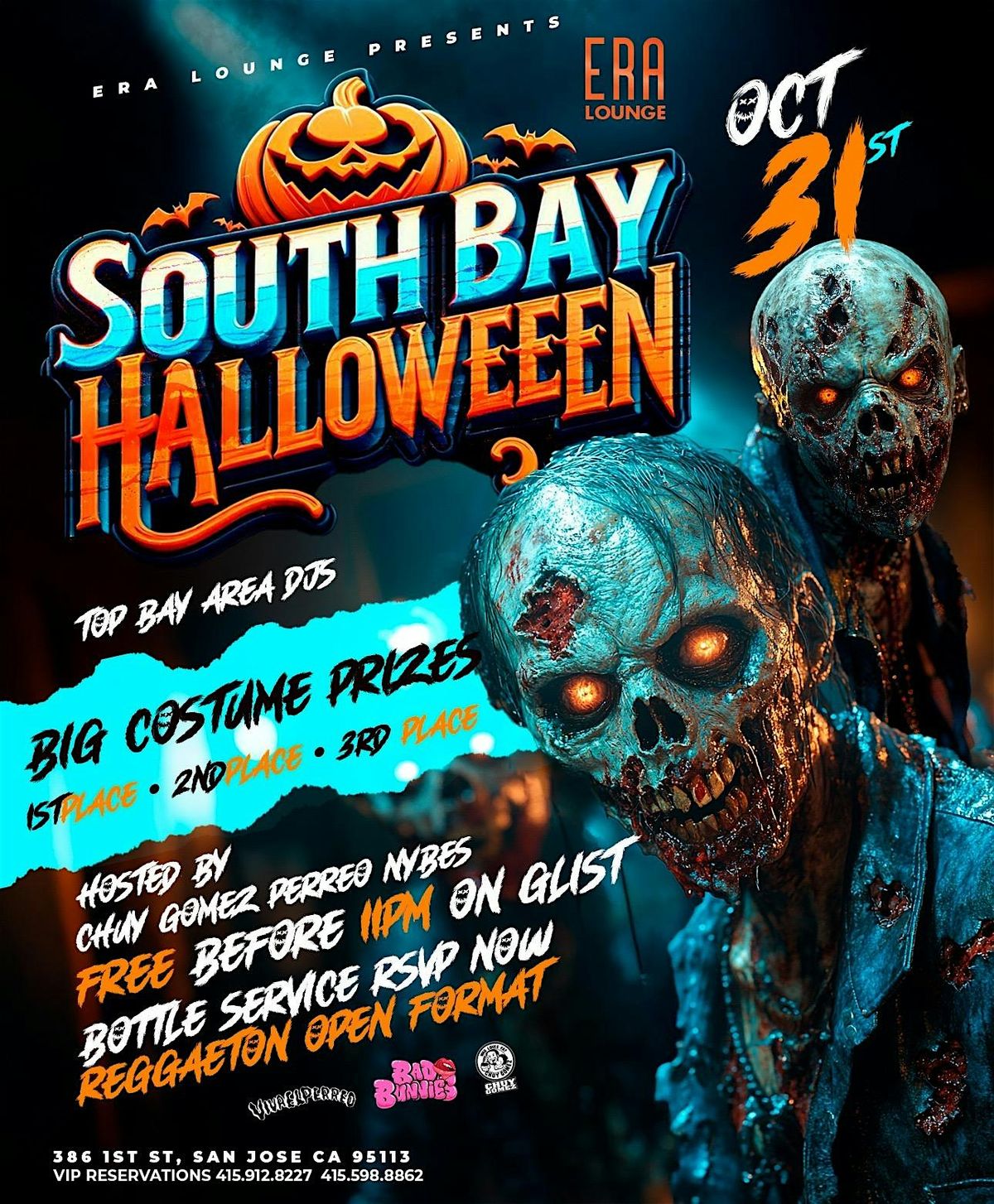 BIGGEST SOUHT BAY HALLOWEEN PARTY AT THE NEW   ERA LOUNGE