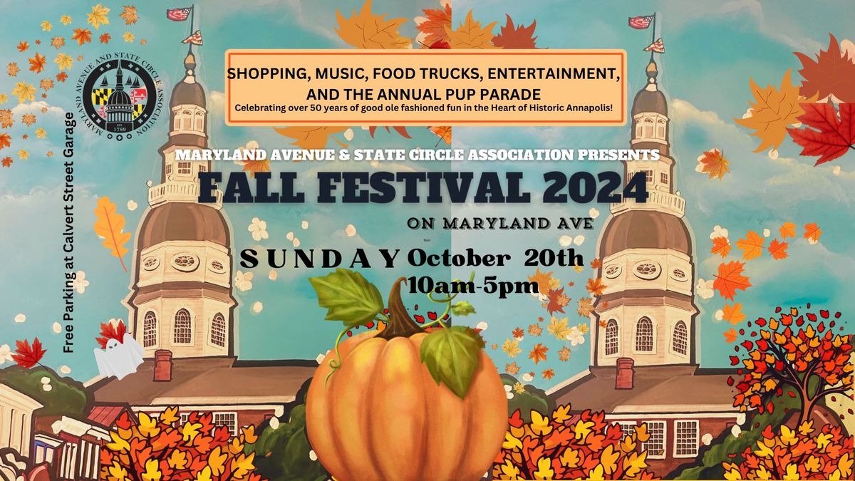 Fall Festival on Maryland Avenue, SUNDAY, OCTOBER 20th