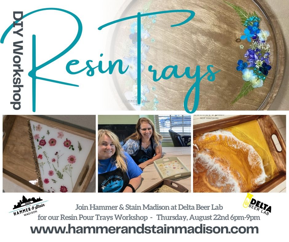 Resin Pour Trays - DIY Workshop