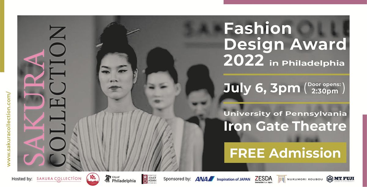 SAKURA COLLECTION Fashion Design Award 2022 in Philadelphia