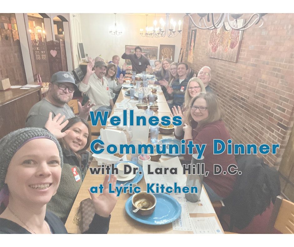 Dinner Workshop:The 5 Pillars of Health and Wellness your Dr never told you