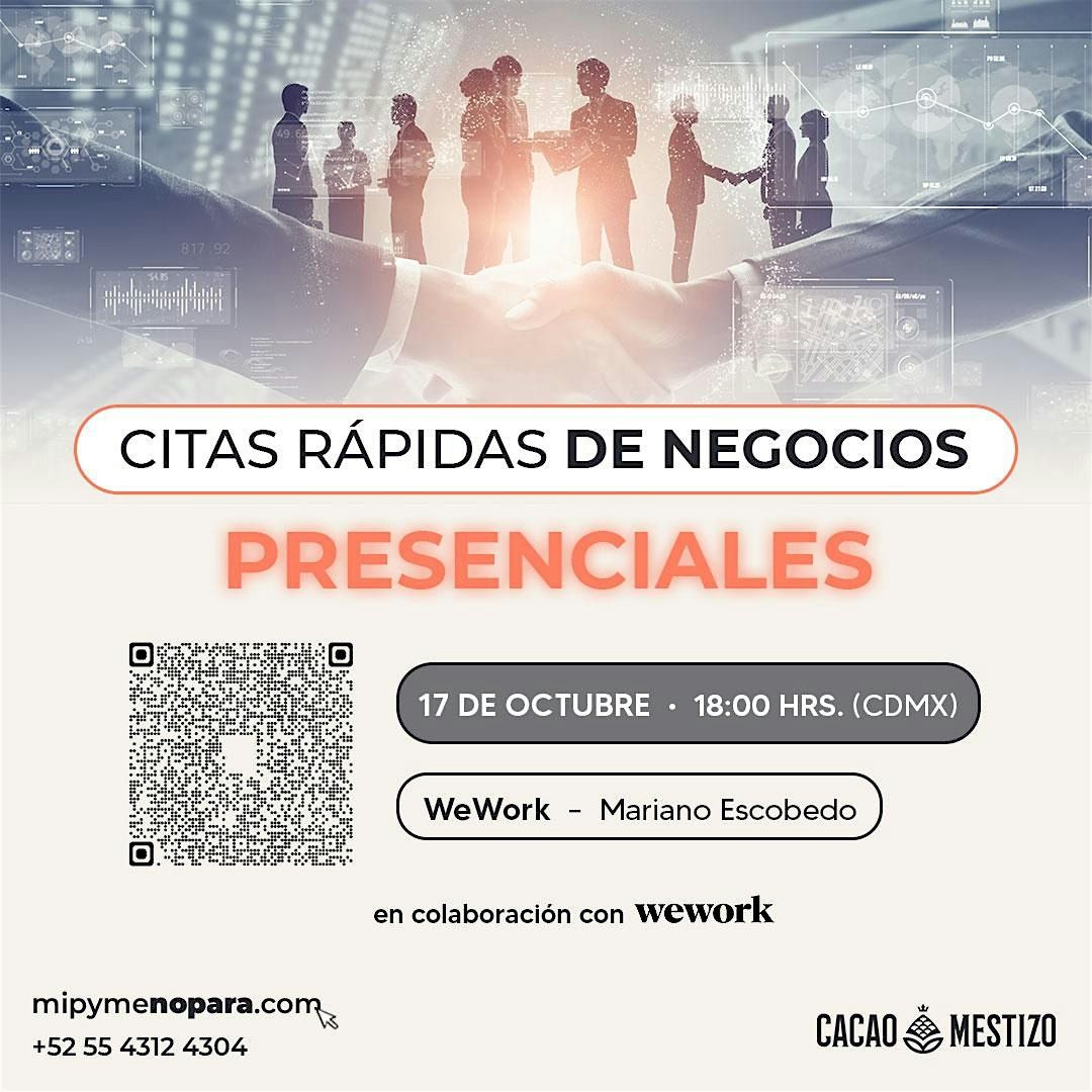 Networking: Citas R\u00e1pidas de Negocios con CEOs y Directivos (CDMX)